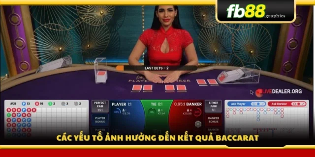 Những yếu tố quyết định kết quả trong Baccarat 
